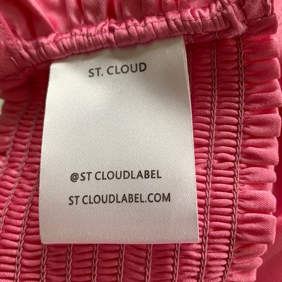 St Cloud Label Lillet Silk Halter Top Sachet Pink Size S - Picture 10 of 10